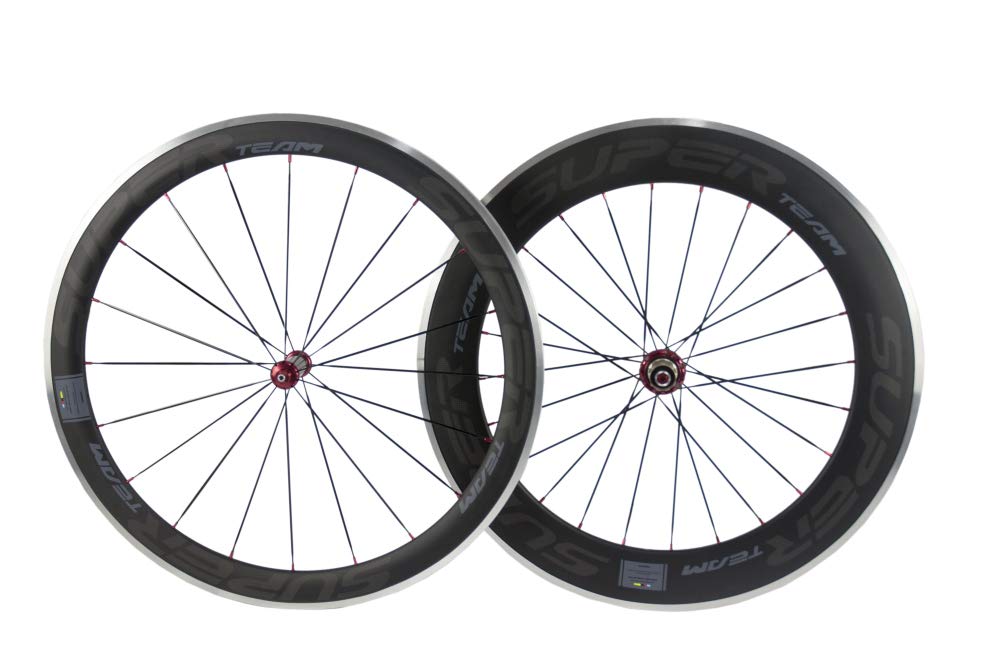 Amazon | Superteam カーボンファイバーフロント 50mm リア 80mm 合金